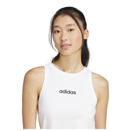 Adidas Γυναικεία αμάνικη μπλούζα Linear Single Jersey Tank Top